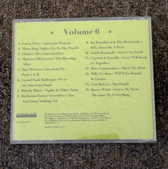 5 CD Lot Dick Clark's #1's 50s to 70s When AM Radio Was King 1,2,3,5,6 - Picture 14 of 14